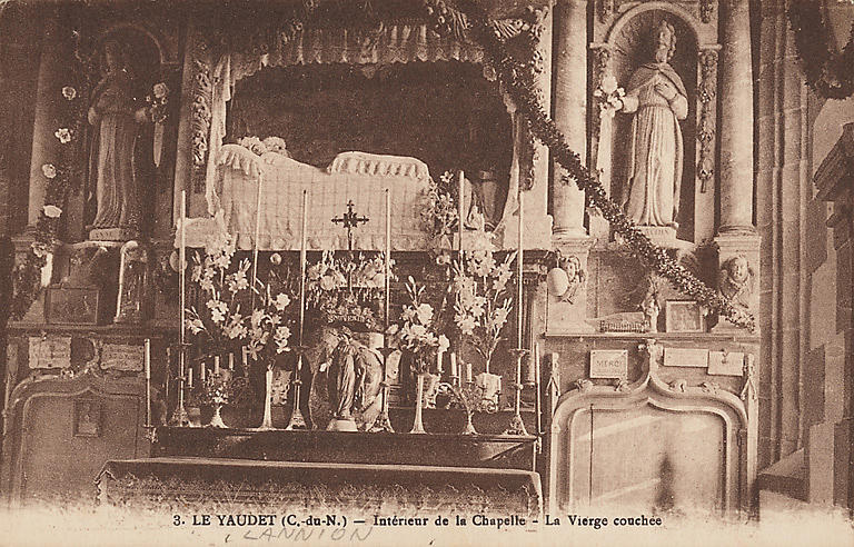 LE YAUDET. - INTERIEUR DE LA CHAPELLE-VIERGE COUCHE_0