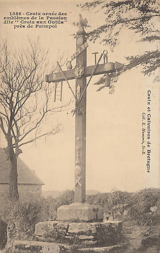 Croix ORNEE DES OBJETS DE LA PASSION, croix OUTILS_0