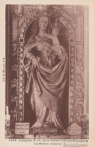 CHAPELLE N. D DE LA CLARTE. LA STATUE VENEREE_0