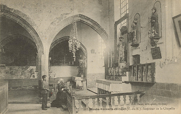 KERMARIA-EN-ISQUIT. INTERIEUR DE LA CHAPELLE_0