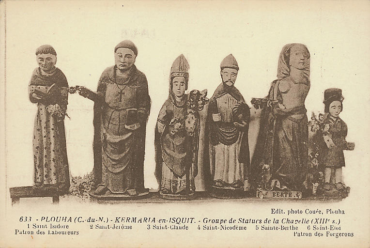 GROUPE DE STATUES DE LA CHAPELLE (XIIIe S)_0