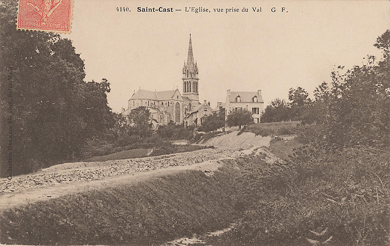 L'EGLISE, VUE PRISE DU VAL_0