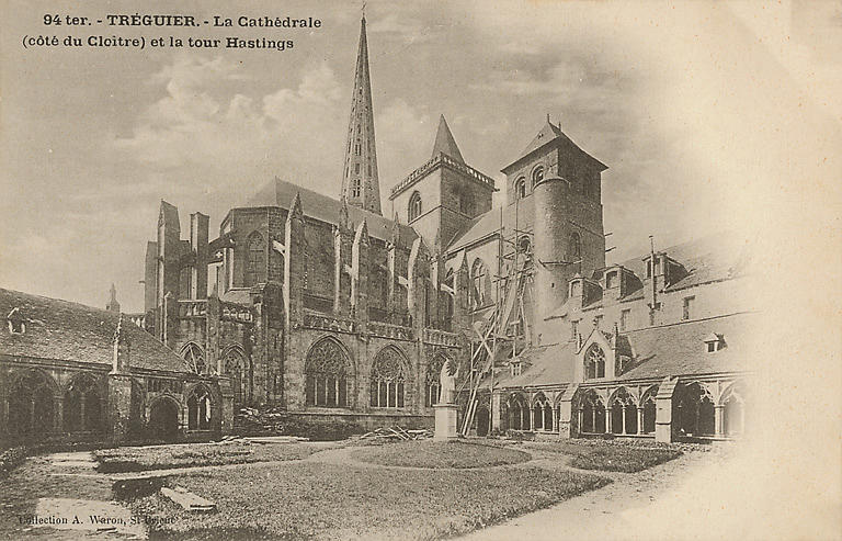 LA CATHEDRALE (COTE DU CLOITRE) ET LA TOUR HASTING_0
