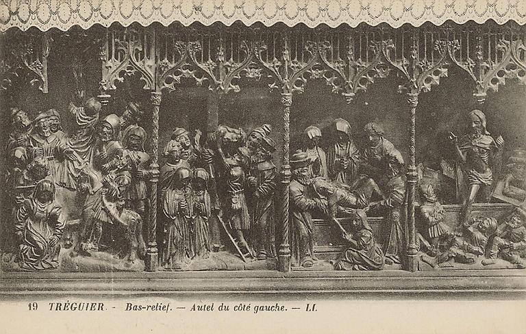 BAS-RELIEF. - AUTEL DU COTE GAUCHE_0