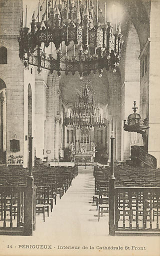 14 PERIGUEUX - INTERIEUR DE LA CATHEDRALE ST FRONT_0