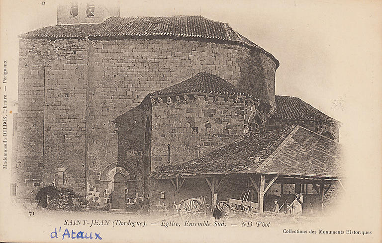 71 SAINT-JEAN (DORDOGNE) - EGLISE, ENSEMBLE SUD_0