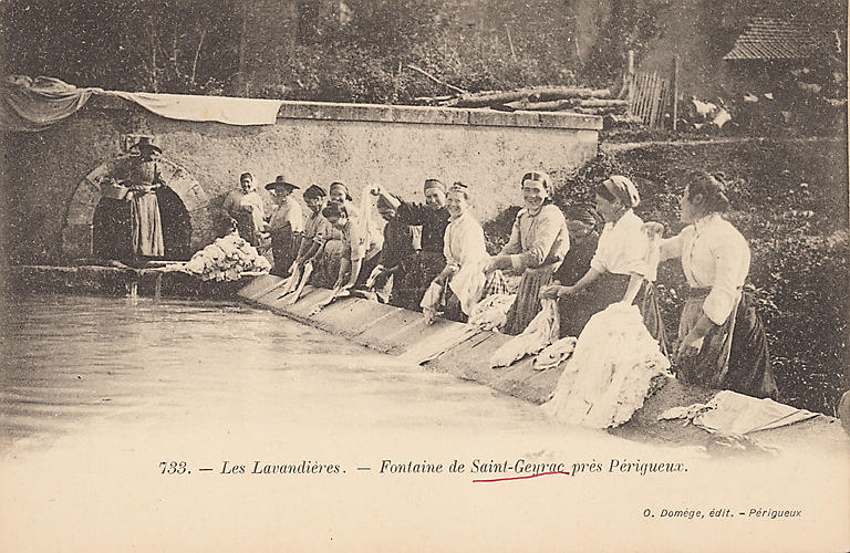 733. - LES LAVANDIERES - FONTAINE DE SAINT-GEYRAC PRES PERIGUEUX_0