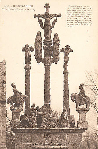 1606 CLEDEN-POHER - TRES CURIEUX CALVAIRE DE 1575_0