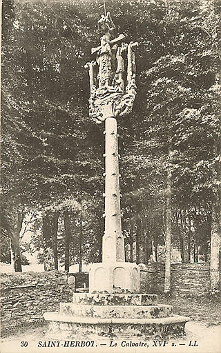 30 SAINT-HERBOT - LE CALVAIRE, XVIE S._0