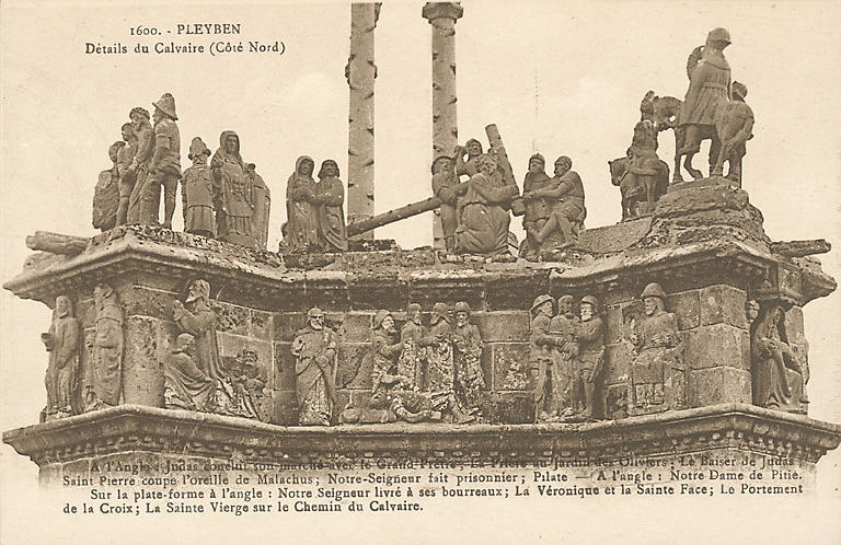 1600 PLEYBEN - DETAILS DU CALVAIRE (COTE NORD)_0