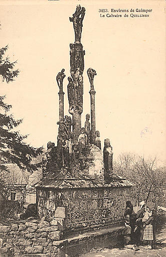 3423 - ENVIRONS DE QUIMPER - LE CALVAIRE DE QUILLINEN_0