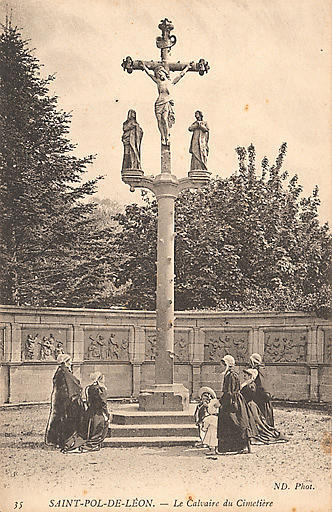 35 SAINT-POL-DE-LEON - LE CALVAIRE DU CIMETIERE_0