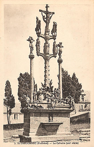 5 ST-THEGONNEC (FINISTERE) - LE CALVAIRE (XVIE SIECLE)_0