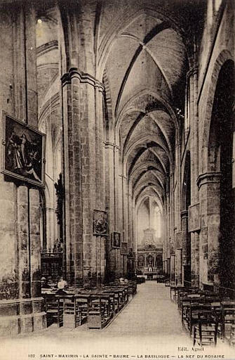 Saint-Maximin la Sainte-Baume : La Basilique - La Nef du Rosaire_0