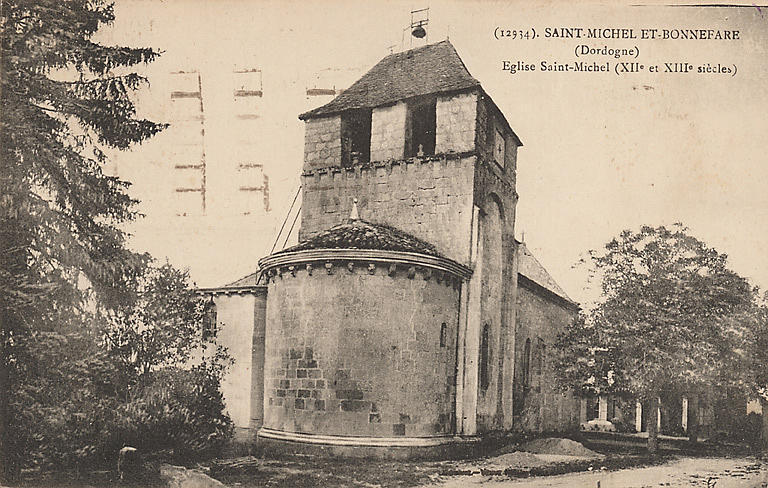 (12934). SAINT-MICHEL ET BONNEFARE (DORDOGNE) - EGLISE SAINT-MICHEL (XIIE ET XIIIE SIECLES)_0