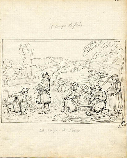 La coupe des foins (titre inscrit), Olivier Perrin, 1810 vers