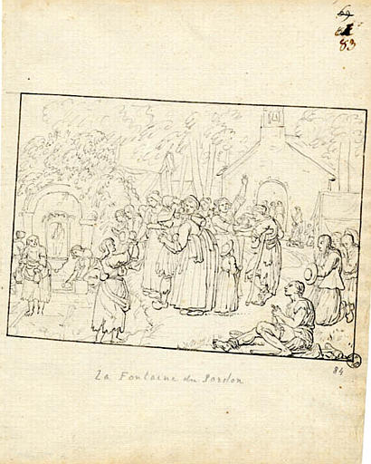 La fontaine du pardon (titre inscrit), Olivier Perrin, 1810 vers