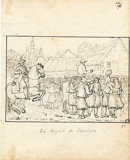 Le départ des conscrits (titre inscrit)_0