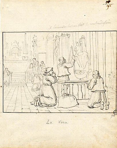Le voeu (titre inscrit), Olivier Perrin, 1810 vers
