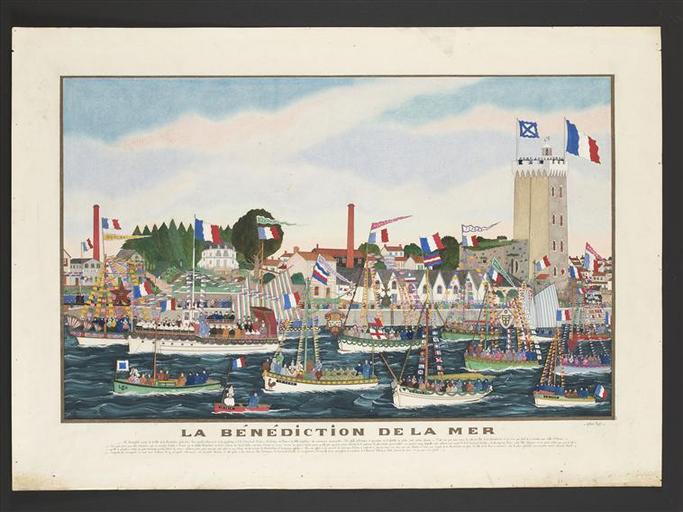 LA BÉNÉDICTION DE LA MER (titre inscrit), Gilbert Pajot, 1939