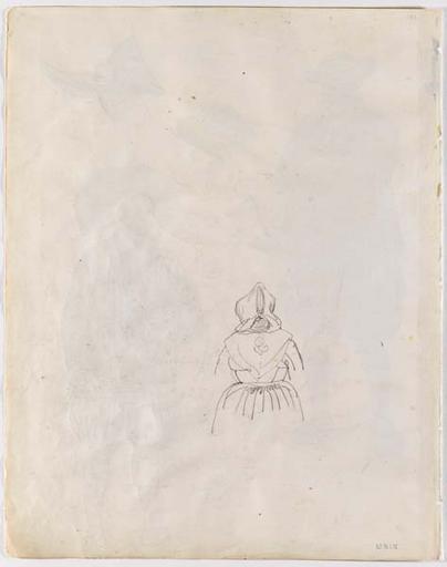 Femme de Bourg-de-Batz (titre factice), François Hippolyte Lalaisse, 1843