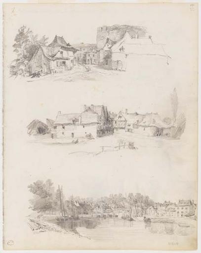 Paysages du Morbihan (titre factice), François Hippolyte Lalaisse, 1843