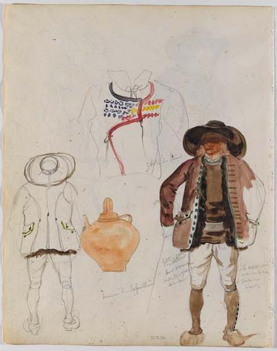 homme de la Feuillée (titre inscrit), François Hippolyte Lalaisse, 1843