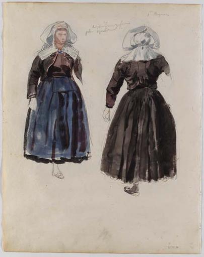 Saint-Théogonnec (titre inscirt), François Hippolyte Lalaisse, 1843