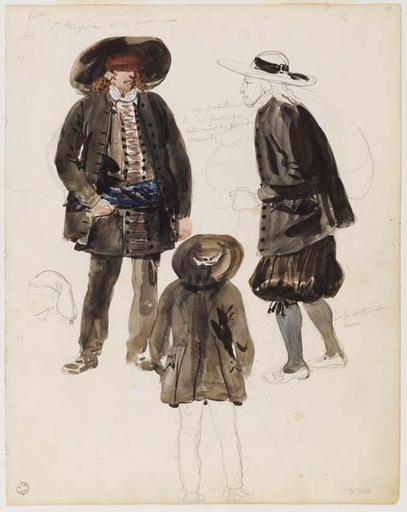 St Thégonnec et les environs (titre inscrit), François Hippolyte Lalaisse, 1843