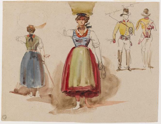 Costume du pays de Bade ou de Forêt-Noire (titre inscrit)_0