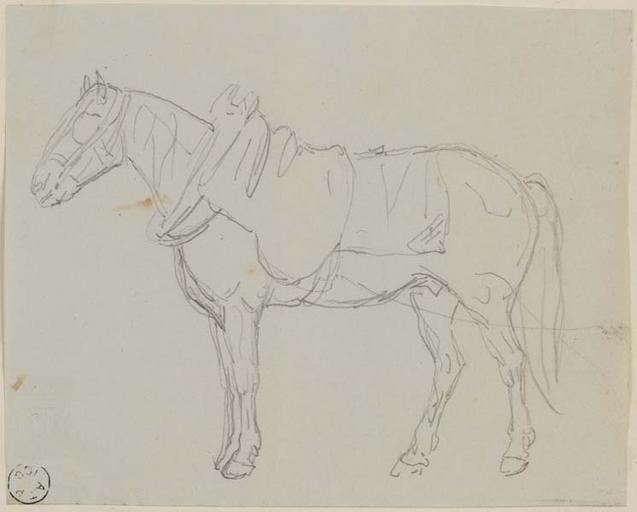 Cheval (titre inscrit), François Hippolyte Lalaisse, 1844