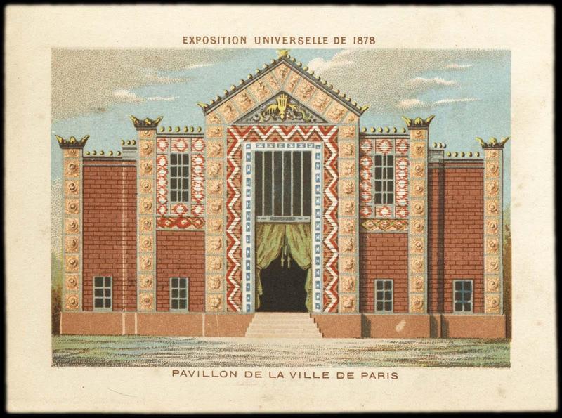 EXPOSITION UNIVERSELLE DE PARIS 1878 / PAVILLON DE LA VILLE DE PARIS (titre inscrit)_0