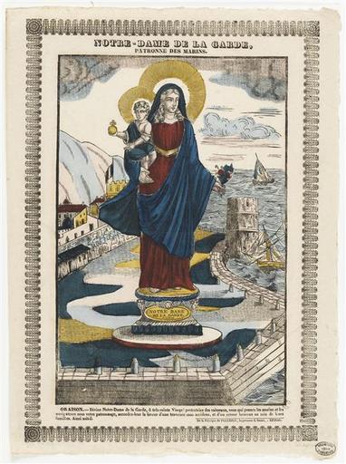 NOTRE-DAME DE LA GARDE, / PATRONNE DES MARINS. (titre inscrit)_0