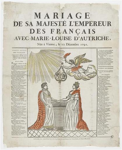 MARIAGE / DE SA MAJESTE L'EMPEREUR / DES FRANCAIS / AVEC MARIE-LOUISE D'AUTRICHE, / Née à Vienne, le 12 Décembre 1791. (titre inscrit)_0