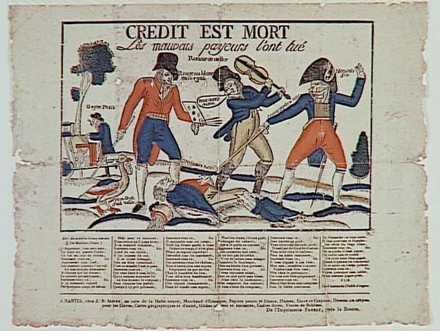 CREDIT EST MORT / LES MAUVAIS PAYEURS L'ONT TUE (titre inscrit)_0