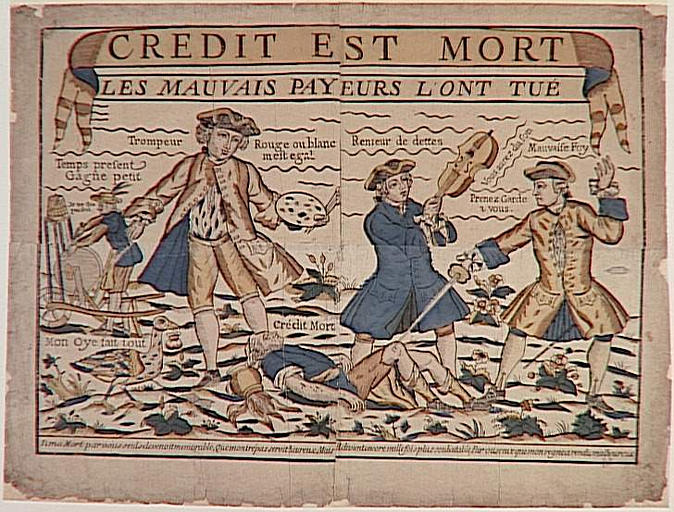 CREDIT EST MORT / LES MAUVAIS PAYEURS L'ONT TUE (titre inscrit)_0