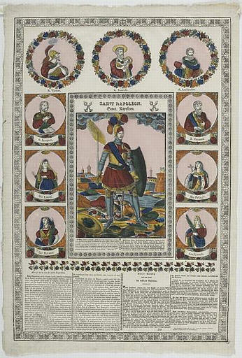 SAINT NAPOLEON (titre inscrit, français, allemand, gothique)_0