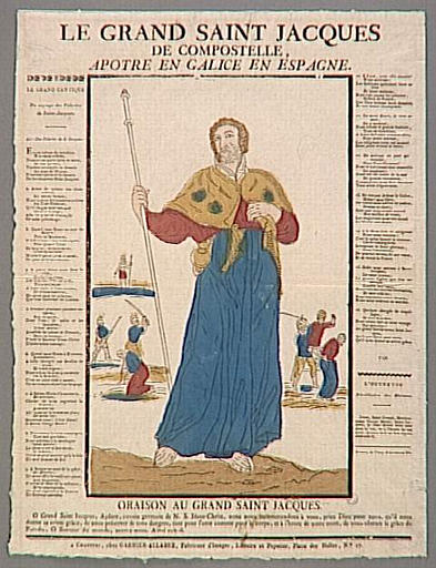 LE GRAND SAINT JACQUES DE COMPOSTELLE, APOTRE EN GALICE EN ESPAGNE. (titre inscrit)_0
