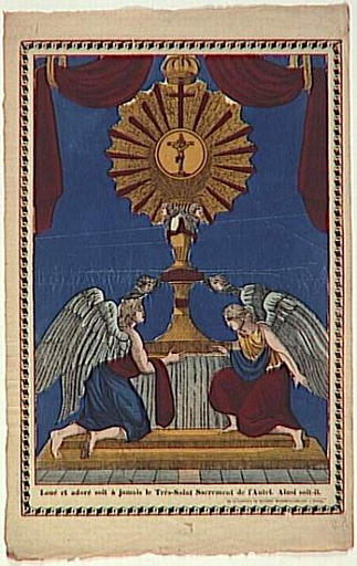 Loué et adoré soit à jamais le Très-Saint Sacrement de l'Autel. Ainsi soit-il. (titre inscrit)_0