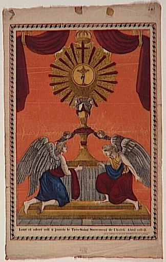 Loué et adoré soit à jamais le Très-Saint Sacrement de l'Autel. Ainsi soit-il. (titre inscrit)_0