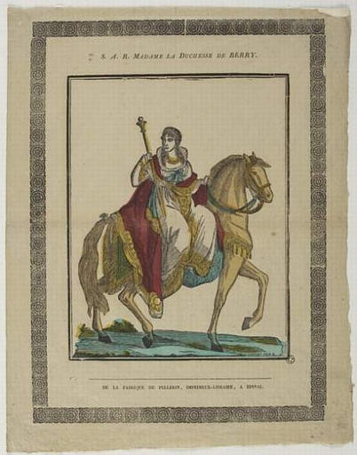 S.A.R .MADAME LA DUCHESSE DU BERRY. (titre inscrit)_0