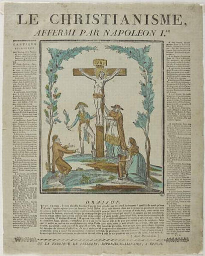 LE CHRISTIANISME, / AFFERMI PAR NAPOLEON I.ER (titre inscrit)_0