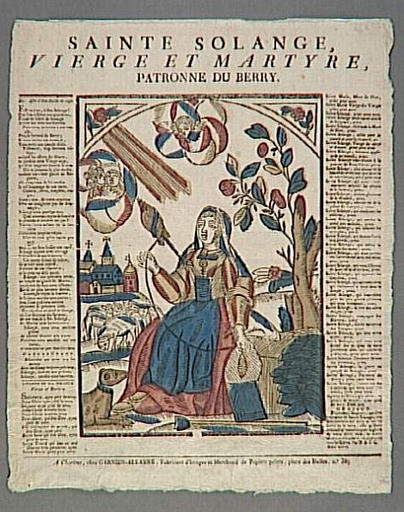 SAINTE SOLANGE / VIERGE ET MARTYRE / PATRONNE DU BERRY (titre inscrit)_0
