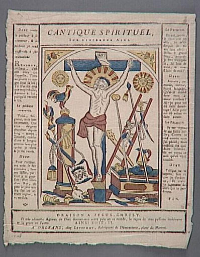 CANTIQUE SPIRITUEL, / SUR DIFFERENS AIRS. / ORAISON A JESUS CHRIST. (titre inscrit)_0