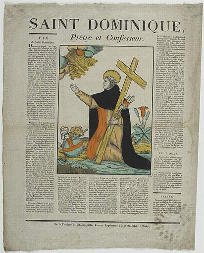 SAINT DOMINIQUE, / Prêtre et Confesseur (titre inscrit)_0