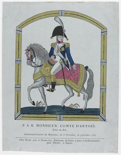 S.A.R. MONSIEUR, COMTE D'ARTOIS, FRERE DU ROI, (titre inscrit)_0