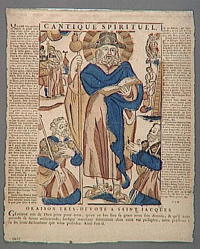 CANTIQUE SPIRITUEL. / ORAISON TRES DEVOTE A SAINT JACQUES. (titre inscrit)_0