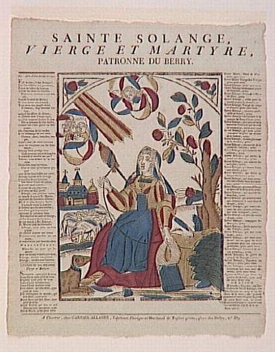 SAINTE SOLANGE / VIERGE ET MARTYRE / PATRONNE DU BERRY (titre inscrit)_0