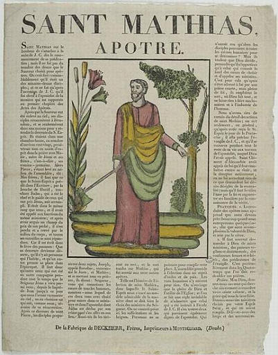 SAINT MATHIAS, / APOTRE (titre inscrit)_0