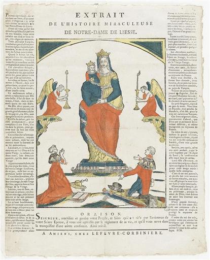 EXTRAIT / DE L'HISTOIRE MIRACULEUSE / DE NOTRE DAME DE LIESSE (titre inscrit)_0